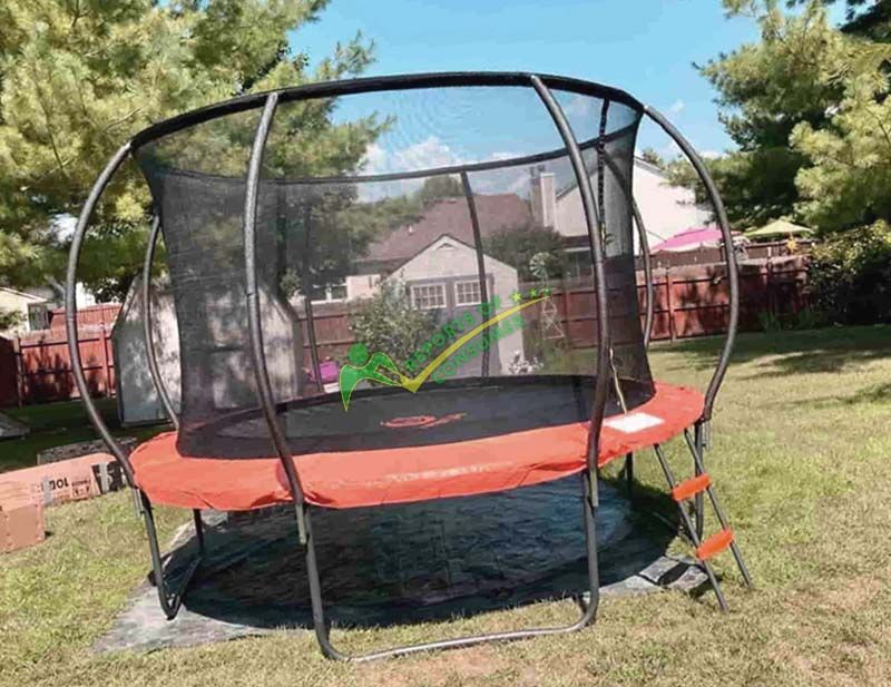 Round Trampolines Under $500 Reviews And Reports- Side View