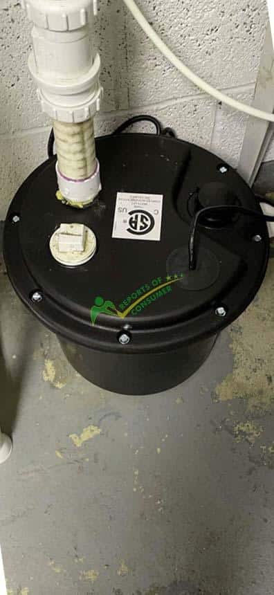 Zoeller 105-0001 Best Automatic Sump Pump Top View