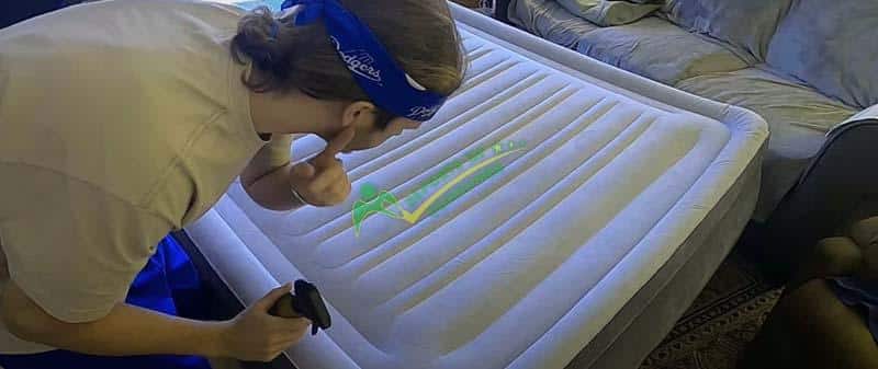 How To Find And Fix A Hole In An Air Mattress- Step 1 To Examine Air Mattress