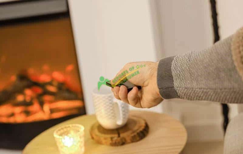 How to turn on an electric fireplace