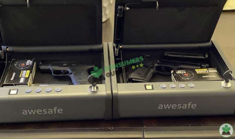 Awesafe Handgun Safe Front View