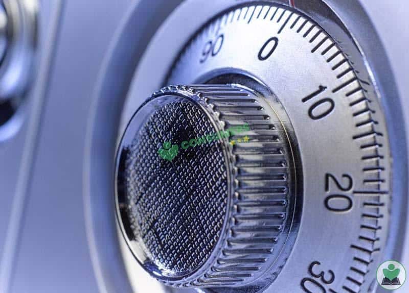 Mechanical Lock Of A Gun Safe