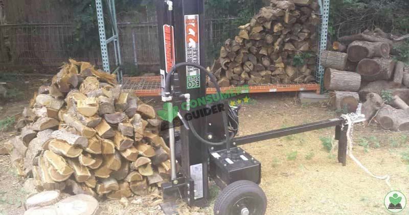 Swisher Ls2Ee Eco-Split Electric Log Splitter Working
