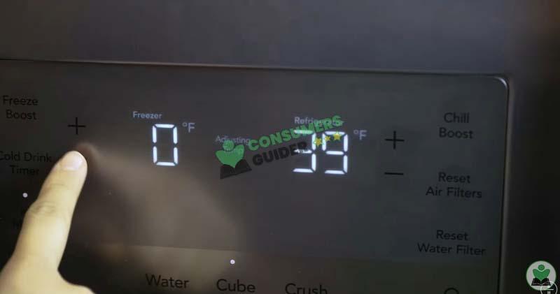 how to fix an ice maker temperature